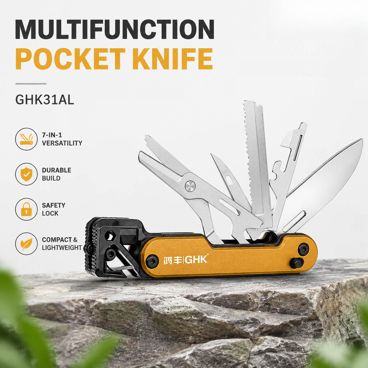 Edc Carry Pocket Knife - Portable EDC Multi Tool Folding Pocket