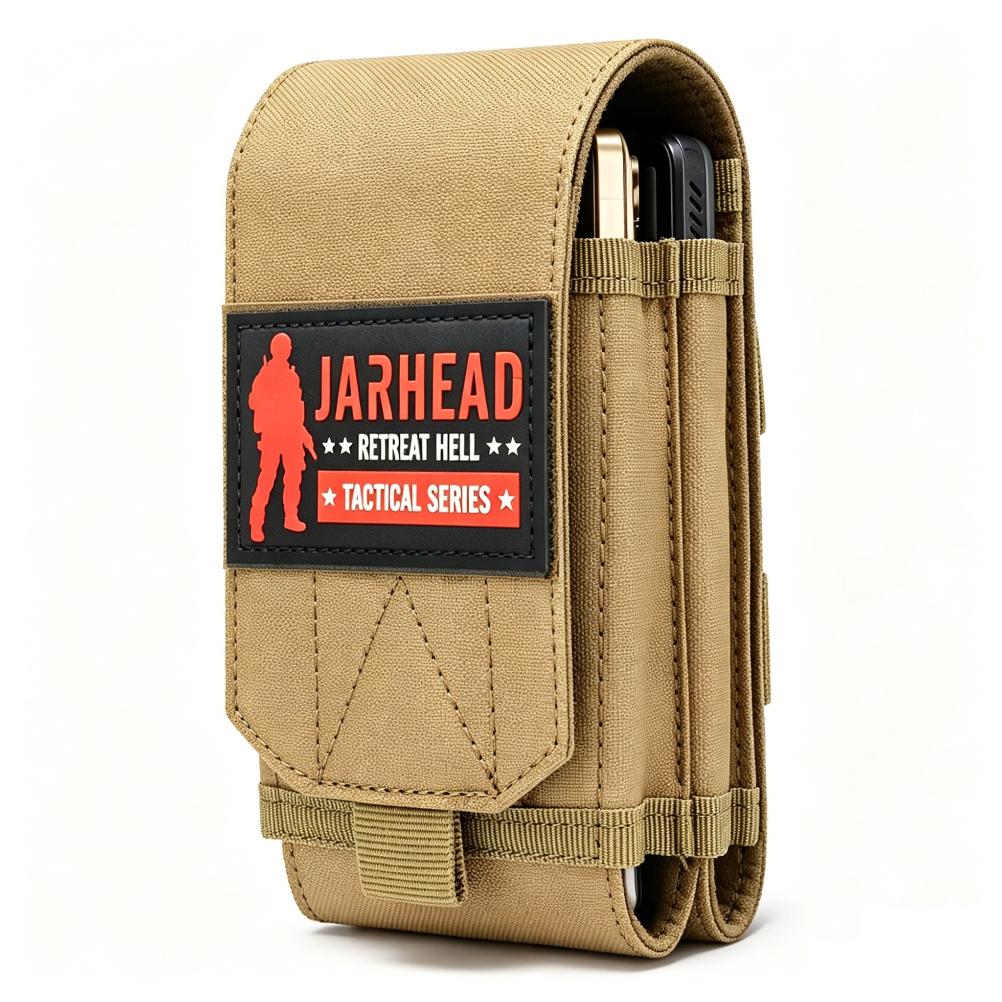 Edc Carry Box - Outdoor Tactical Double MOLLE Cell Phone