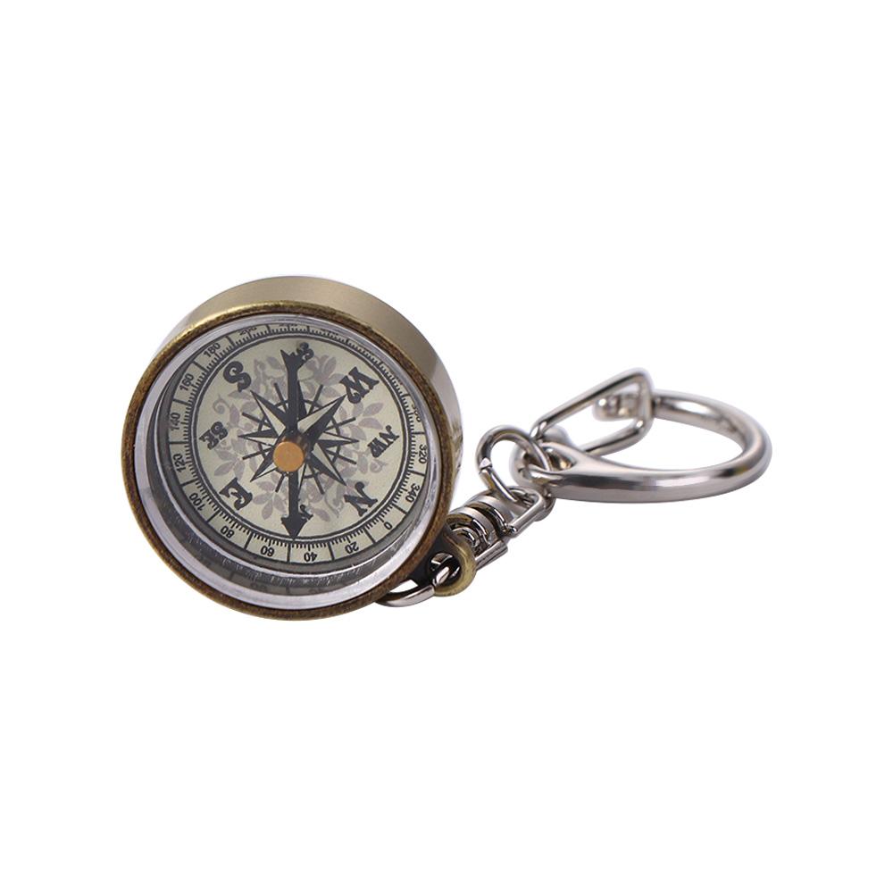 Gold Color Navigation Tools Po – Compass Keychain Mini Bewertung und Preis