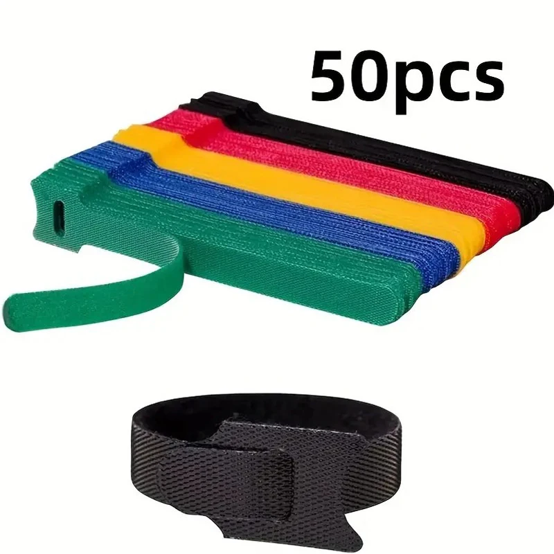 50pcs Reusable Hook and Loop C – Gear Tie Reusable Bewertung und Preis