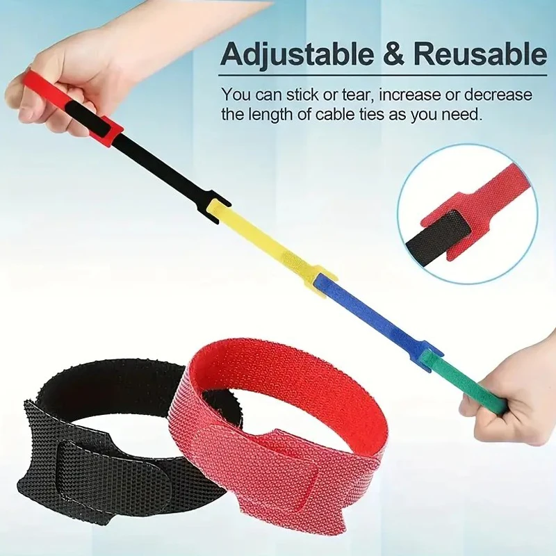 50pcs Reusable Hook and Loop C – Gear Tie Reusable Bewertung und Preis