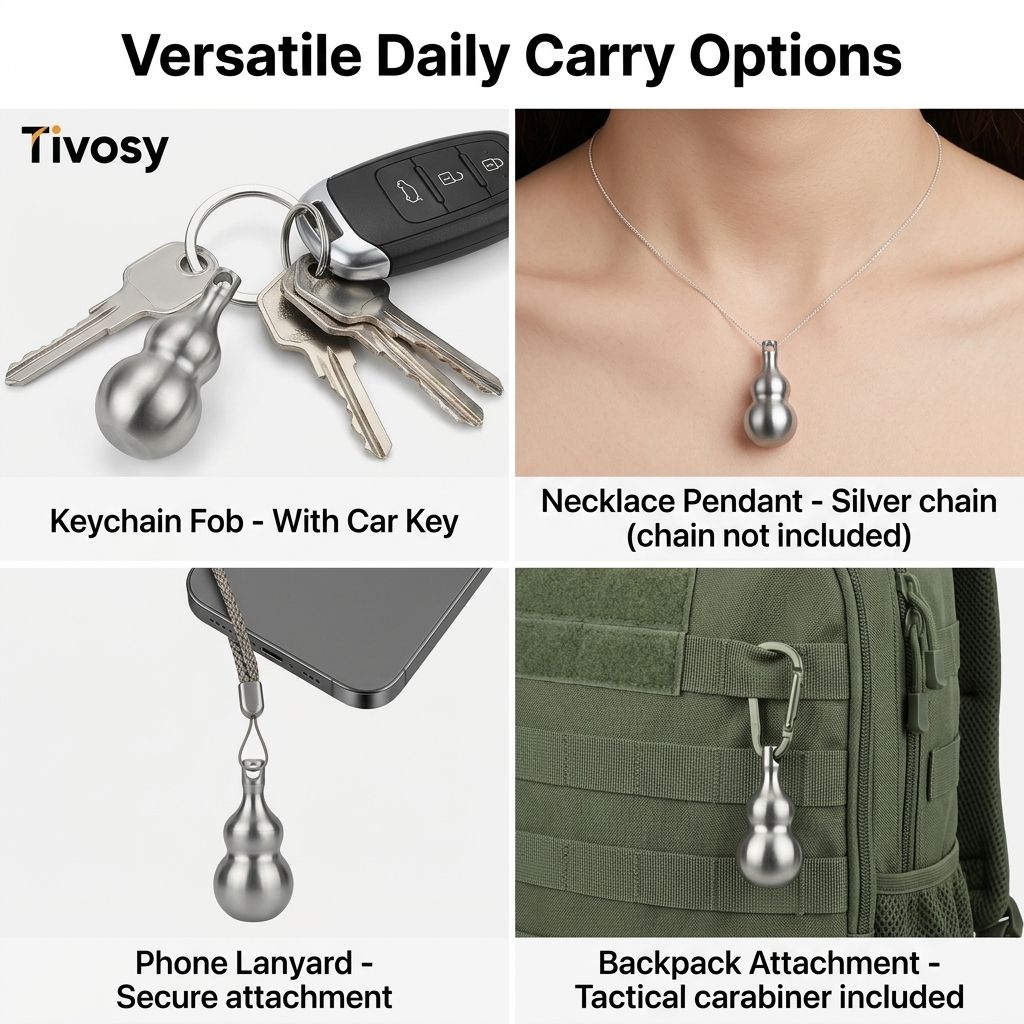 Tivosy Pure Titanium Lucky Gou – Pill Fob Capsule Bewertung und Preis