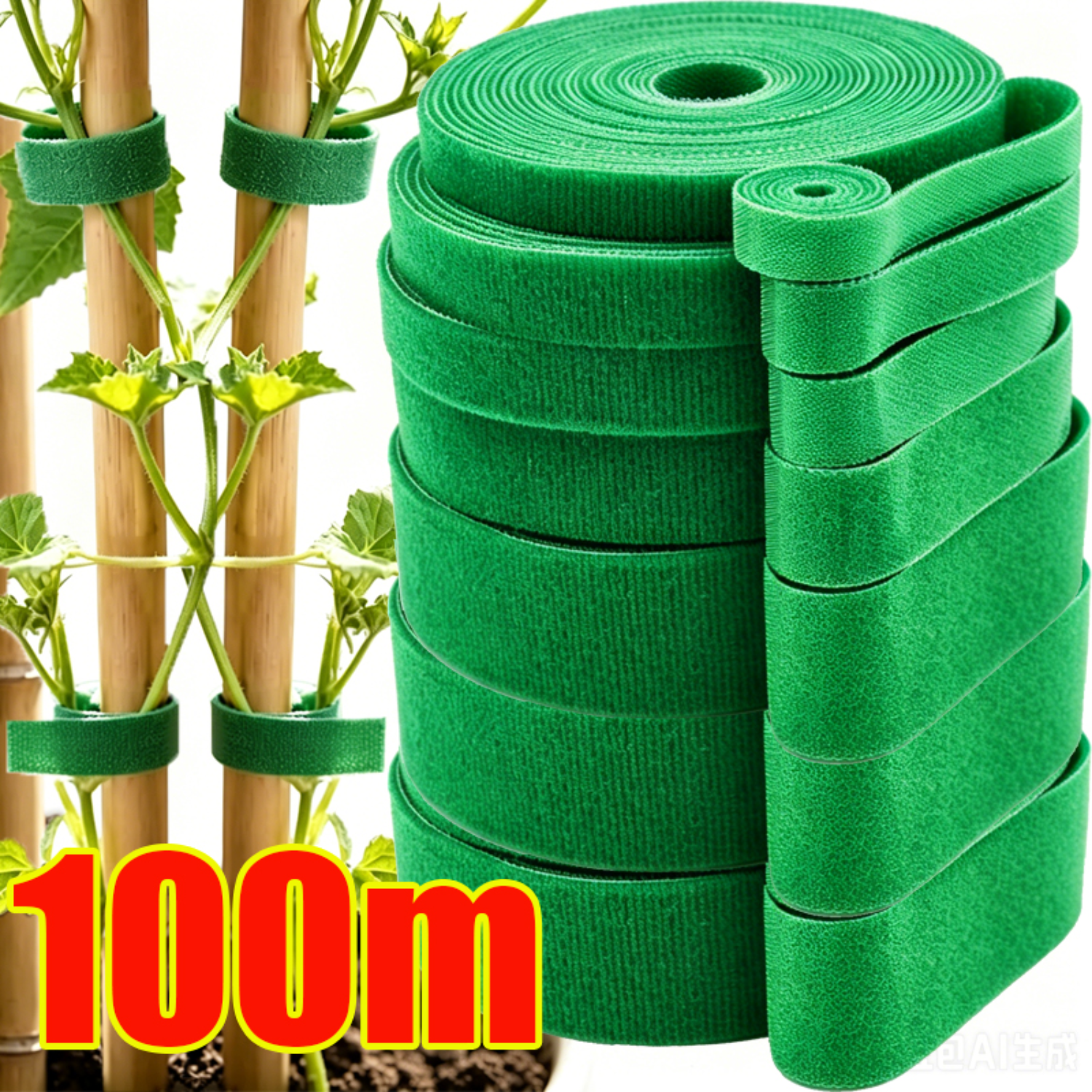 2-100M Adjustable Plant Nylon  – Gear Tie Reusable Bewertung und Preis