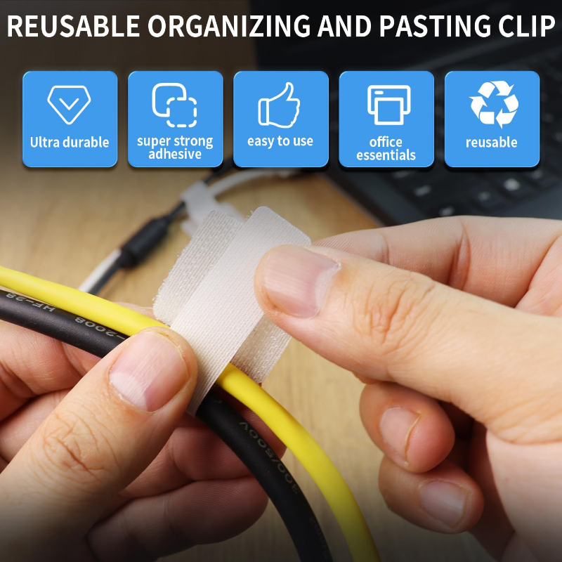10pcs Self Adhesive Reusable H – Gear Tie Reusable Bewertung und Preis