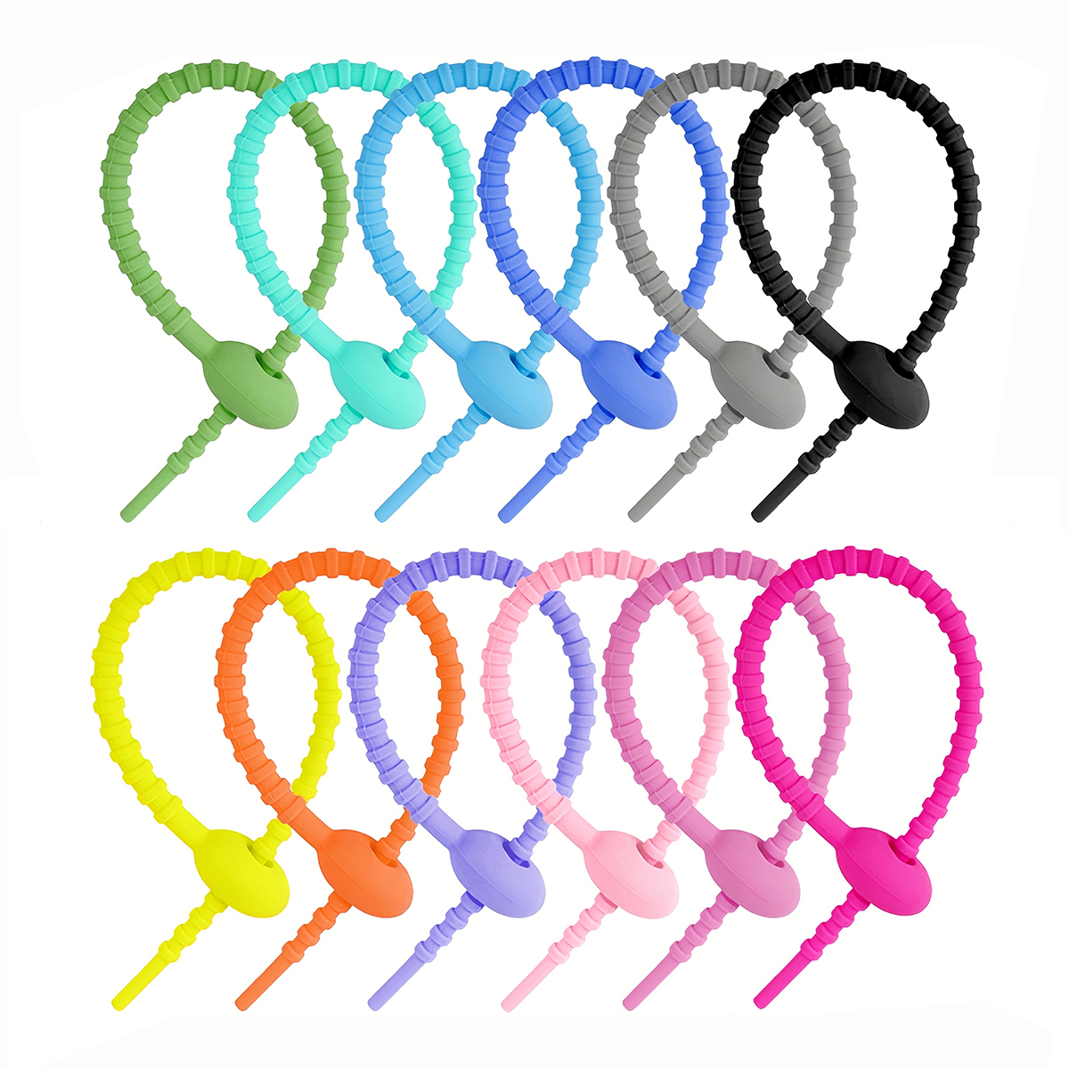 5/10PCS Silicone Reusable Bag  – Gear Tie Reusable Bewertung und Preis