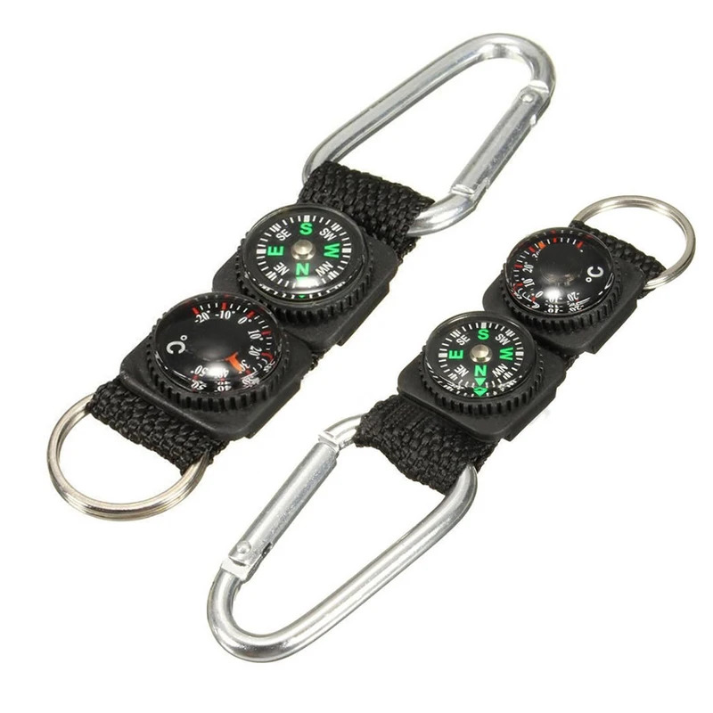 1pc Universal Multifunction 3  – Compass Keychain Mini Bewertung und Preis