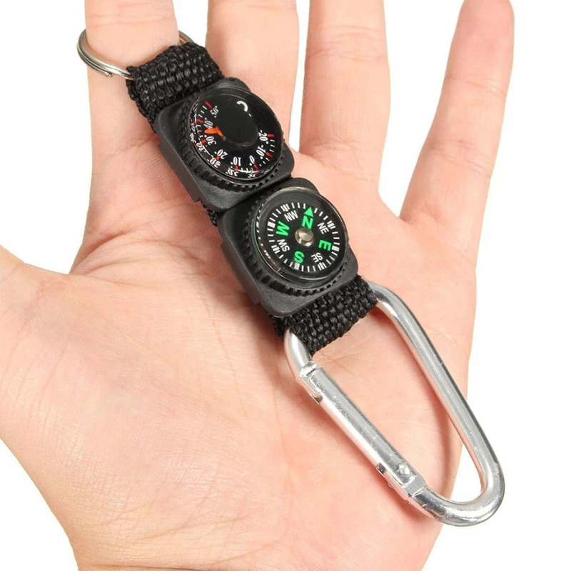1pc Universal Multifunction 3  – Compass Keychain Mini Bewertung und Preis
