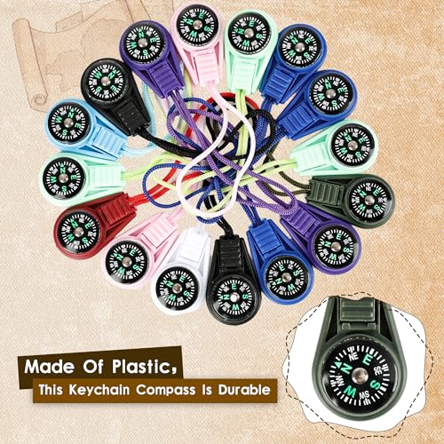 54pcs Mini Pocket Compass Keyc – Compass Keychain Mini Bewertung und Preis