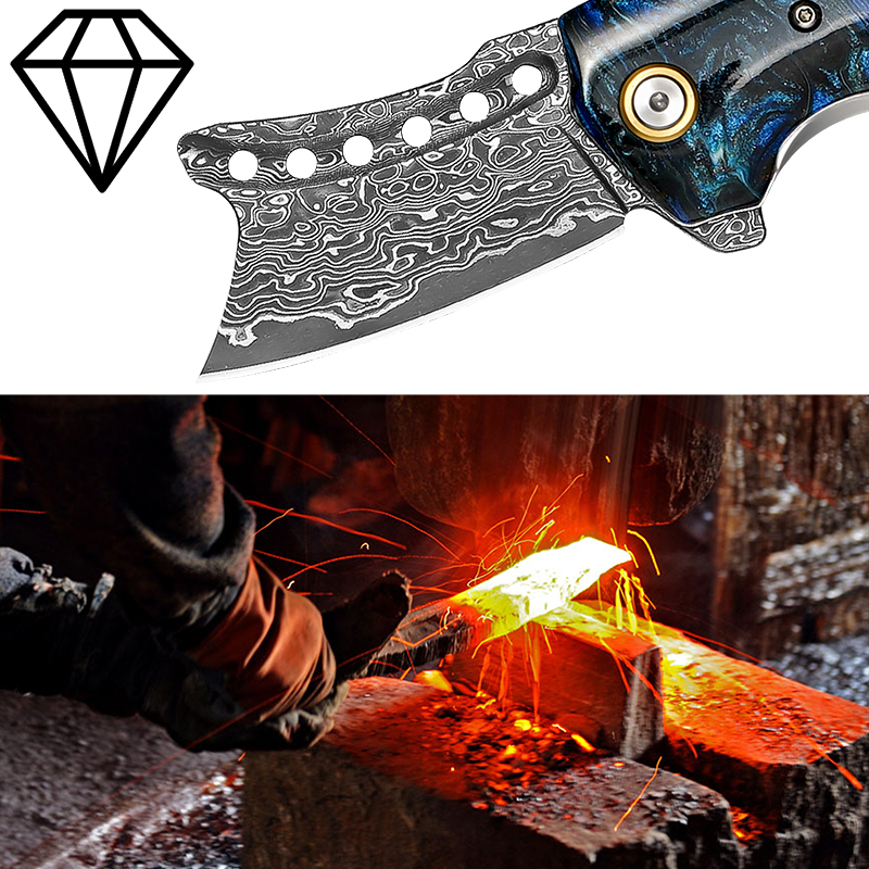 Handmade Damascus Steel Pocket – Edc Carry Pocket Knife Bewertung und Preis
