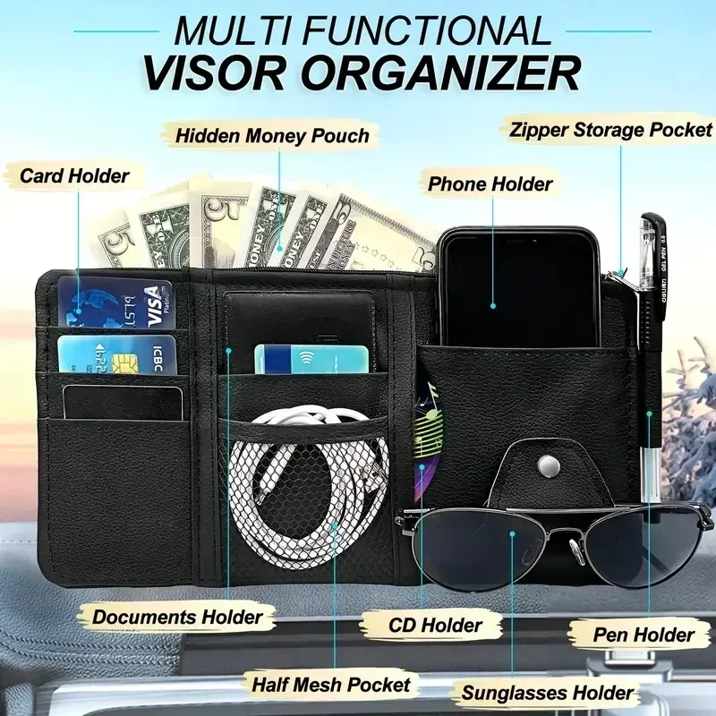 Car Sun Visor Organizer Multi- – Edc Carry Pen Bewertung und Preis