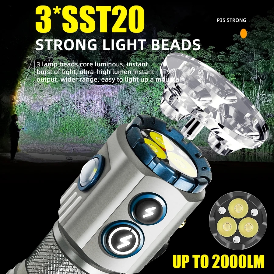 Powerful 2000LM EDC Flashlight – Edc Daily Carry Bewertung und Preis
