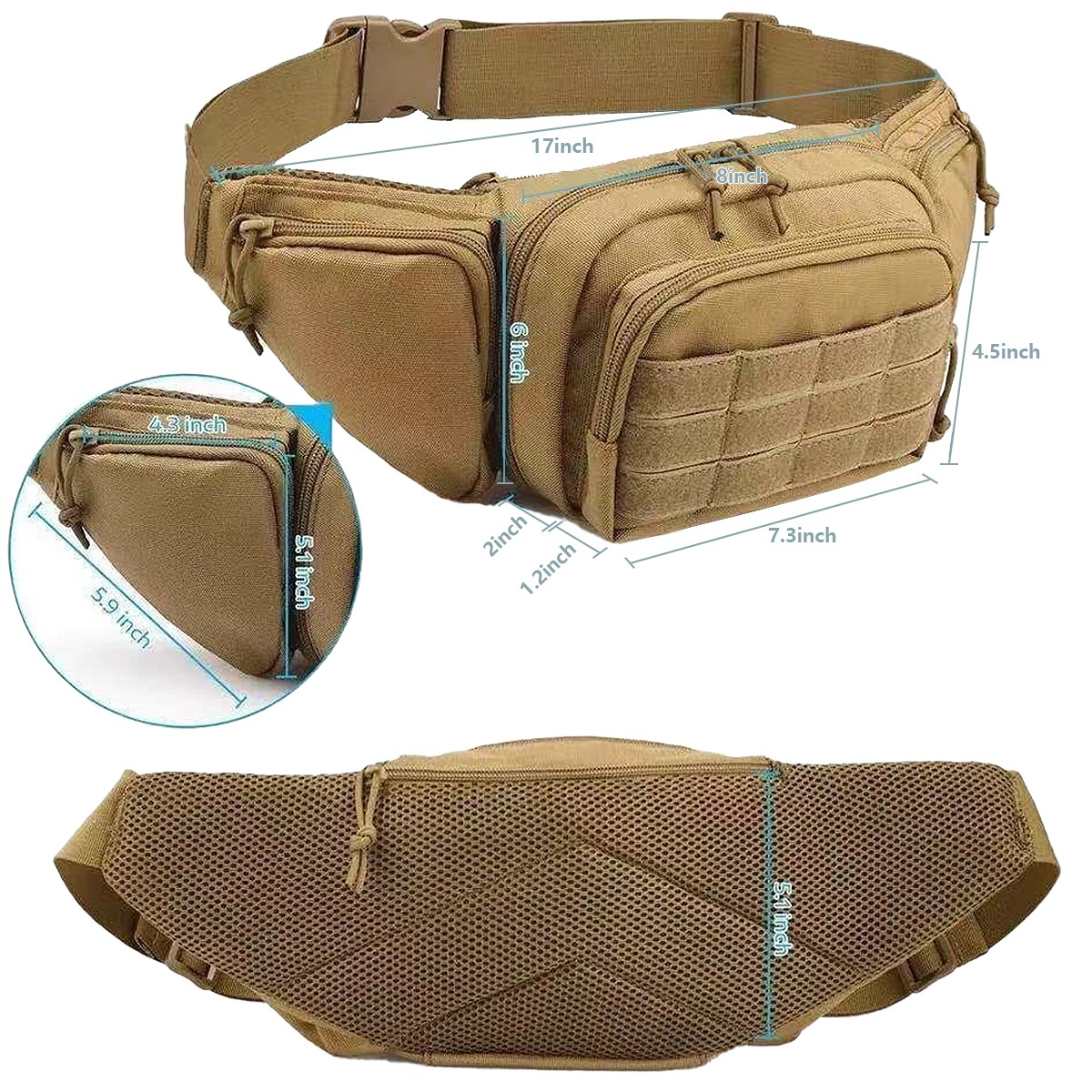 MOLLE Tactical Concealed Carry – Edc Concealed Carry Holster Bewertung und Preis