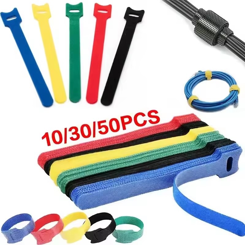 10/30/50Pcs Reusable Hook And  – Gear Tie Reusable Bewertung und Preis