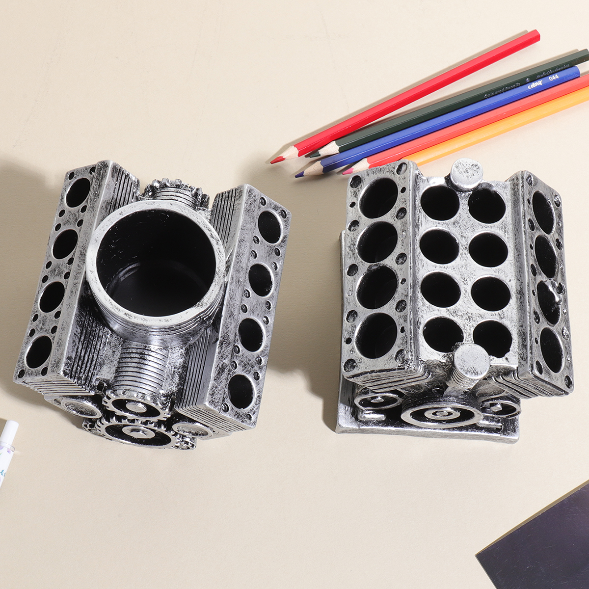 Car Engine Model Pen Holder, V – Edc Carry Pen Bewertung und Preis