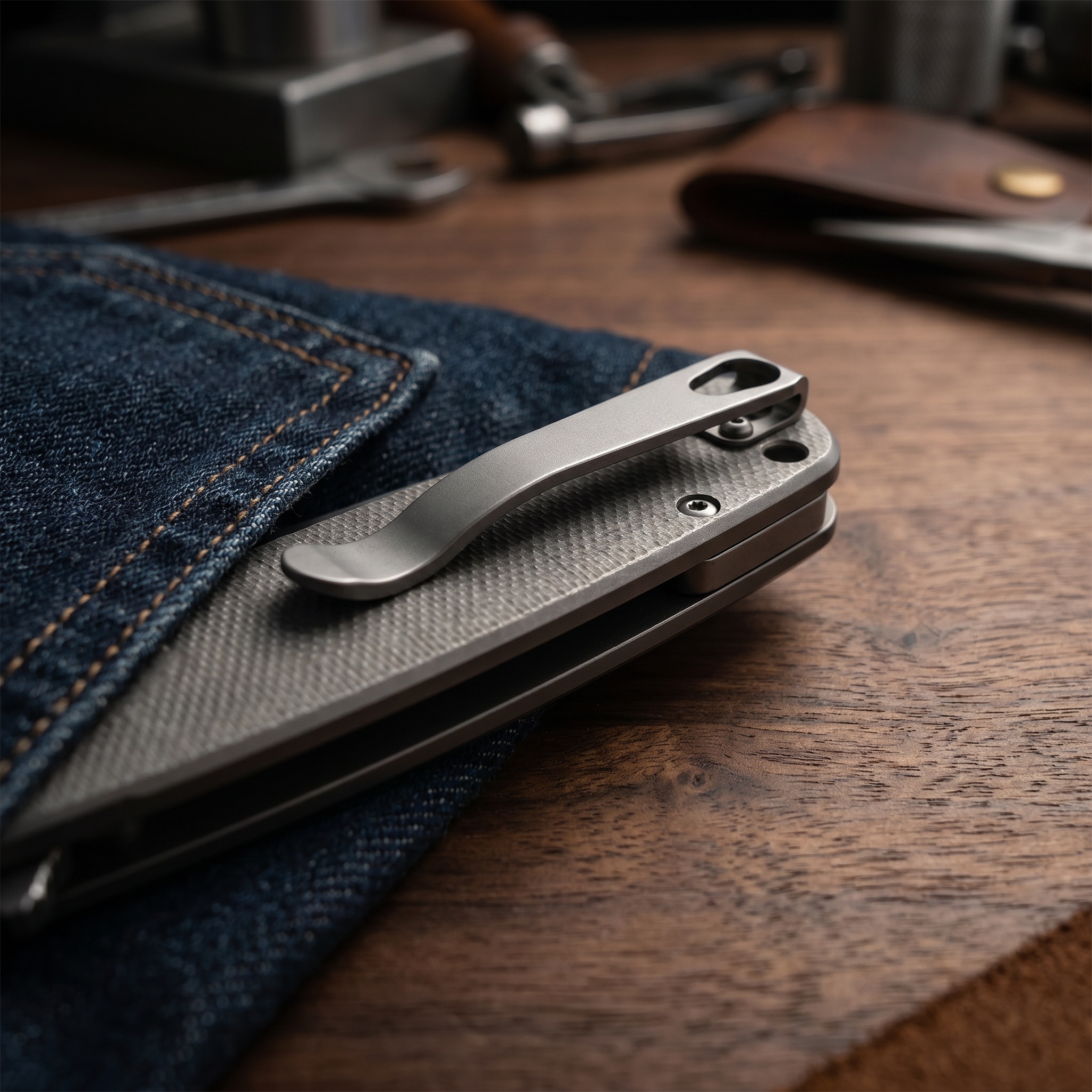 TC4 Titanium Pocket Clip For C – Edc Carry Pocket Knife Bewertung und Preis