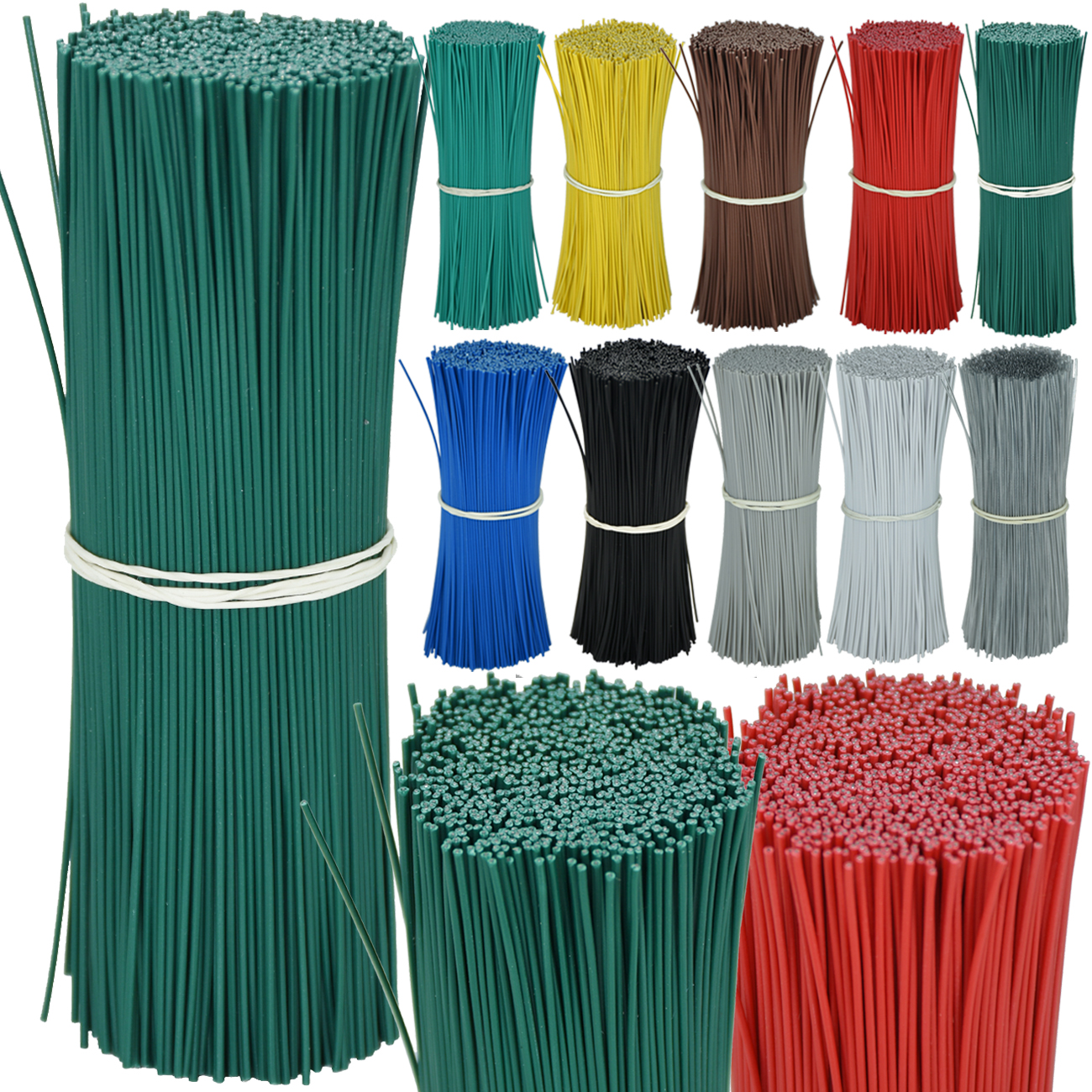 100PCS Gardening ROUND Cable T – Gear Tie Reusable Bewertung und Preis