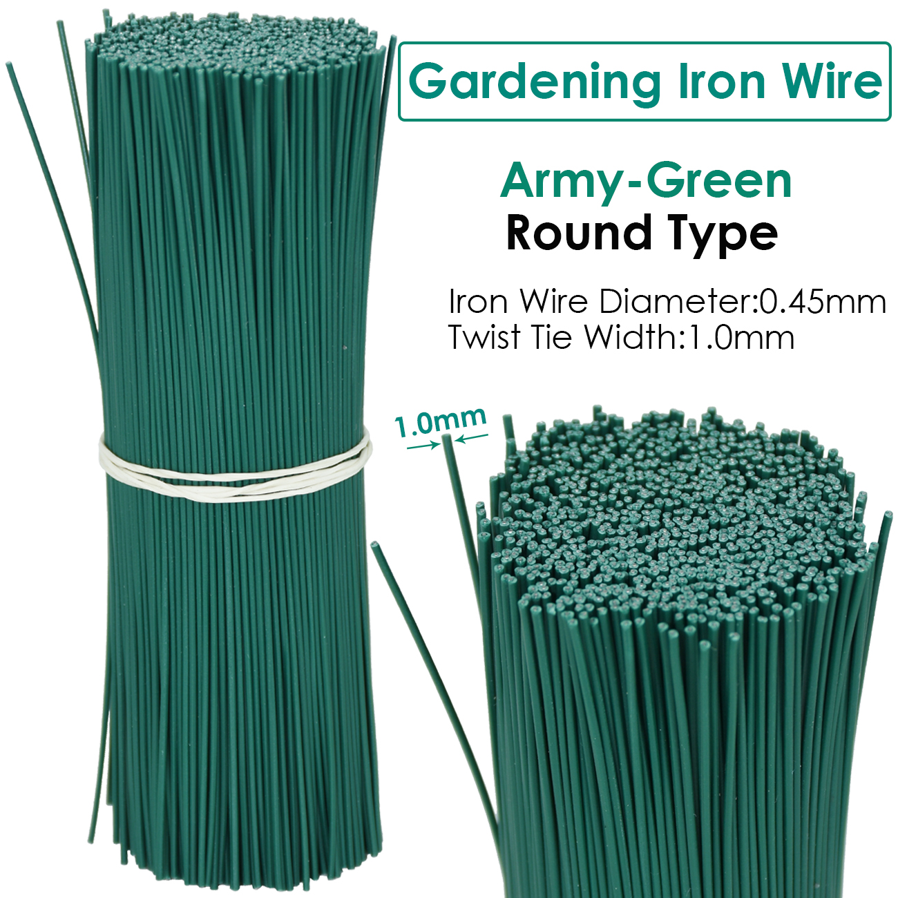 100PCS Gardening ROUND Cable T – Gear Tie Reusable Bewertung und Preis