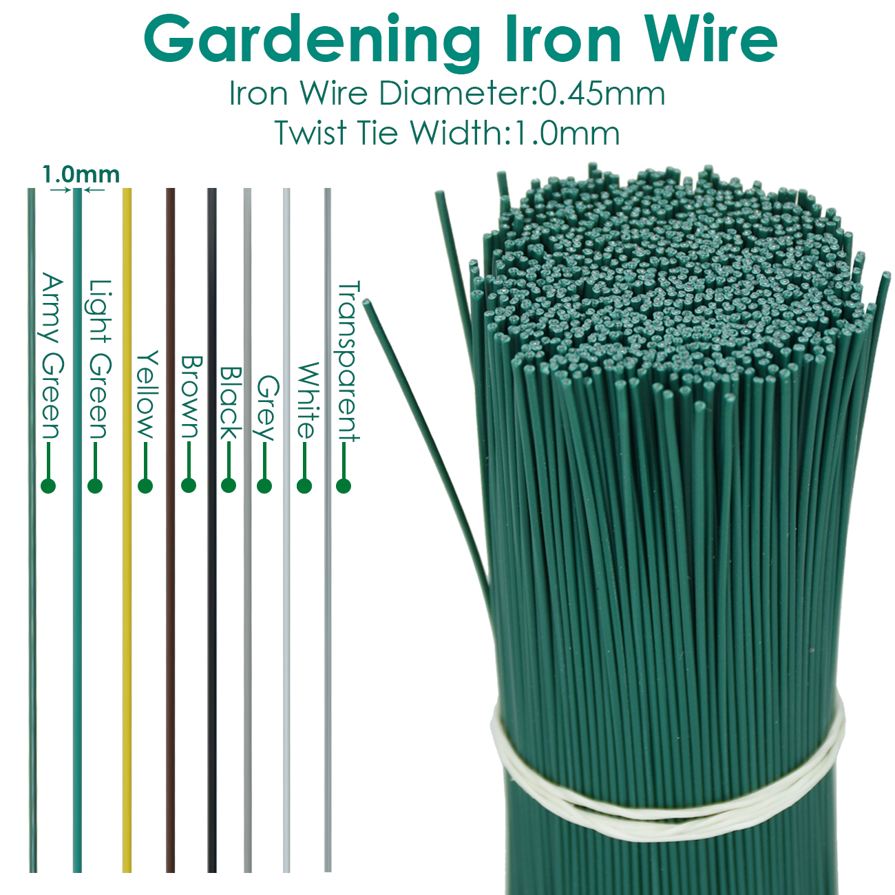 100PCS Gardening ROUND Cable T – Gear Tie Reusable Bewertung und Preis