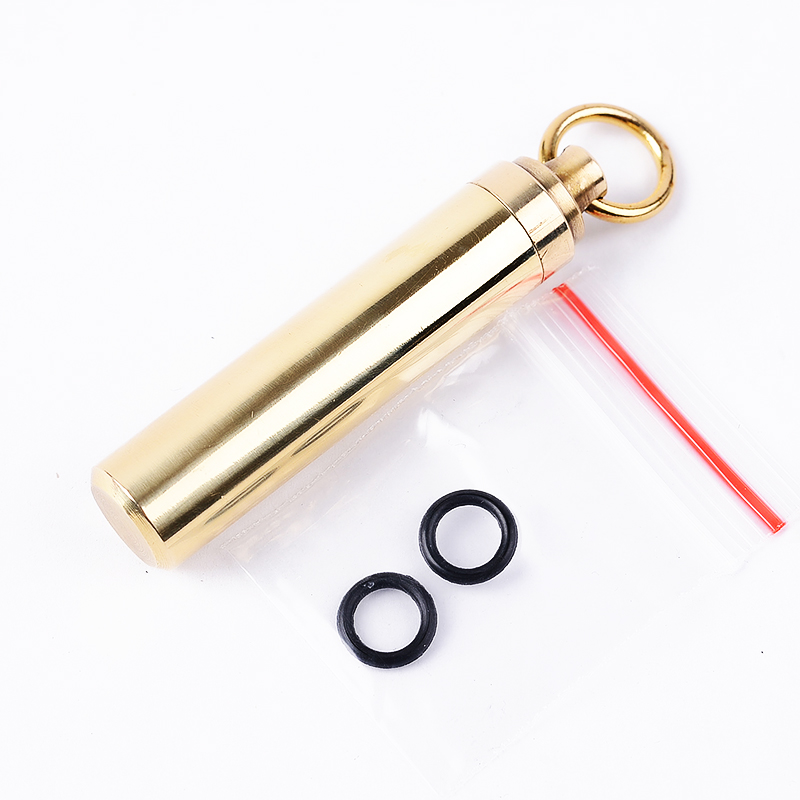 1 PC Solid Brass Waterproof Pi – Pill Fob Capsule Bewertung und Preis