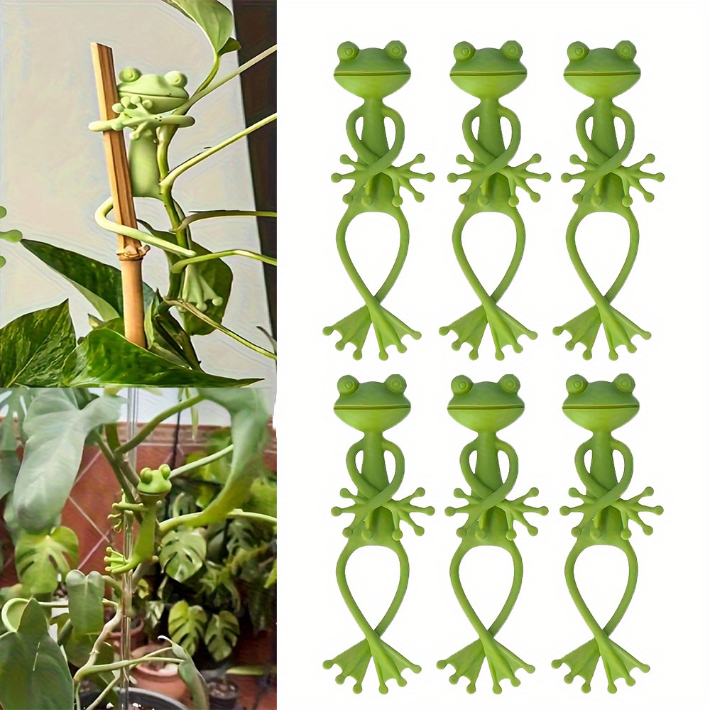 6pcs Frog Shaped Plant Tie Reu – Gear Tie Reusable Bewertung und Preis