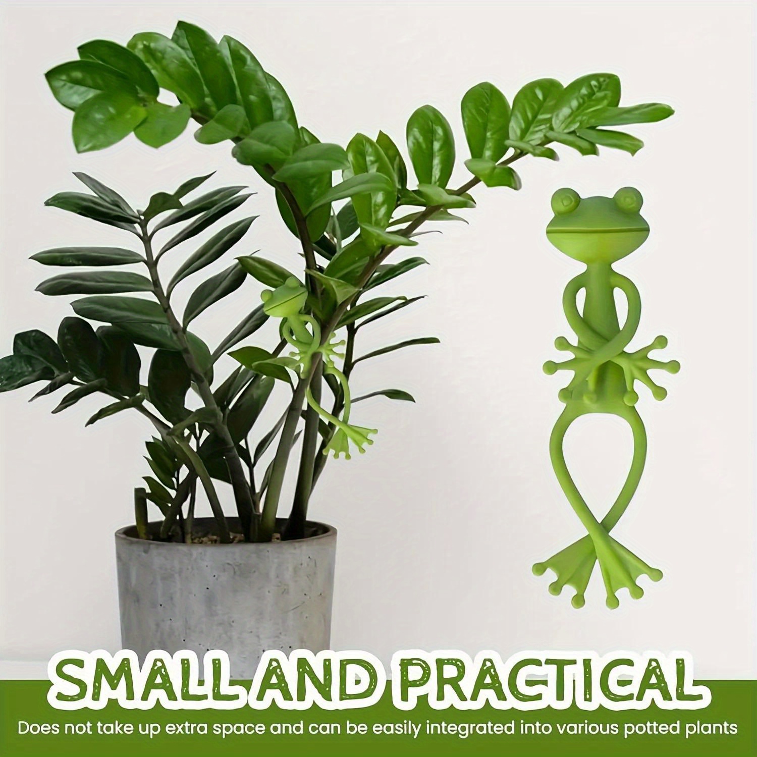 6pcs Frog Shaped Plant Tie Reu – Gear Tie Reusable Bewertung und Preis