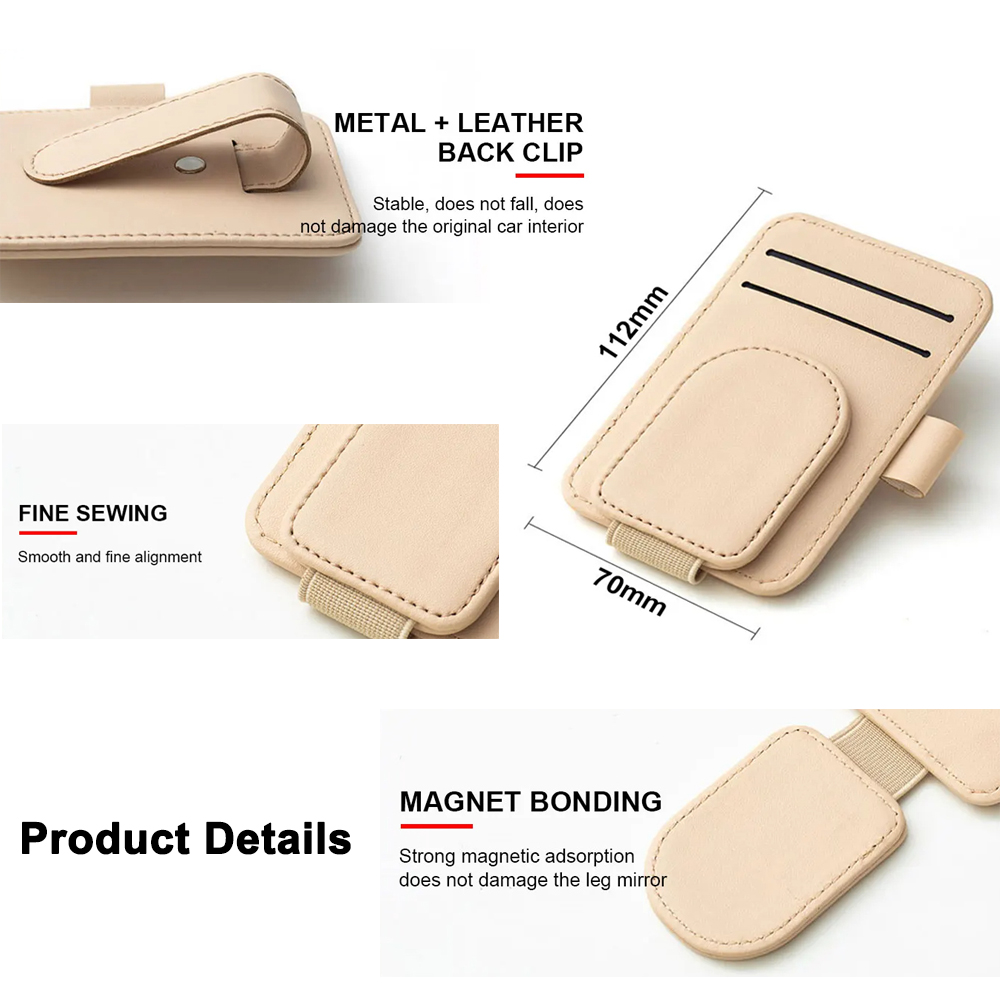 Multifunctional Pu Leather Car – Edc Carry Pen Bewertung und Preis
