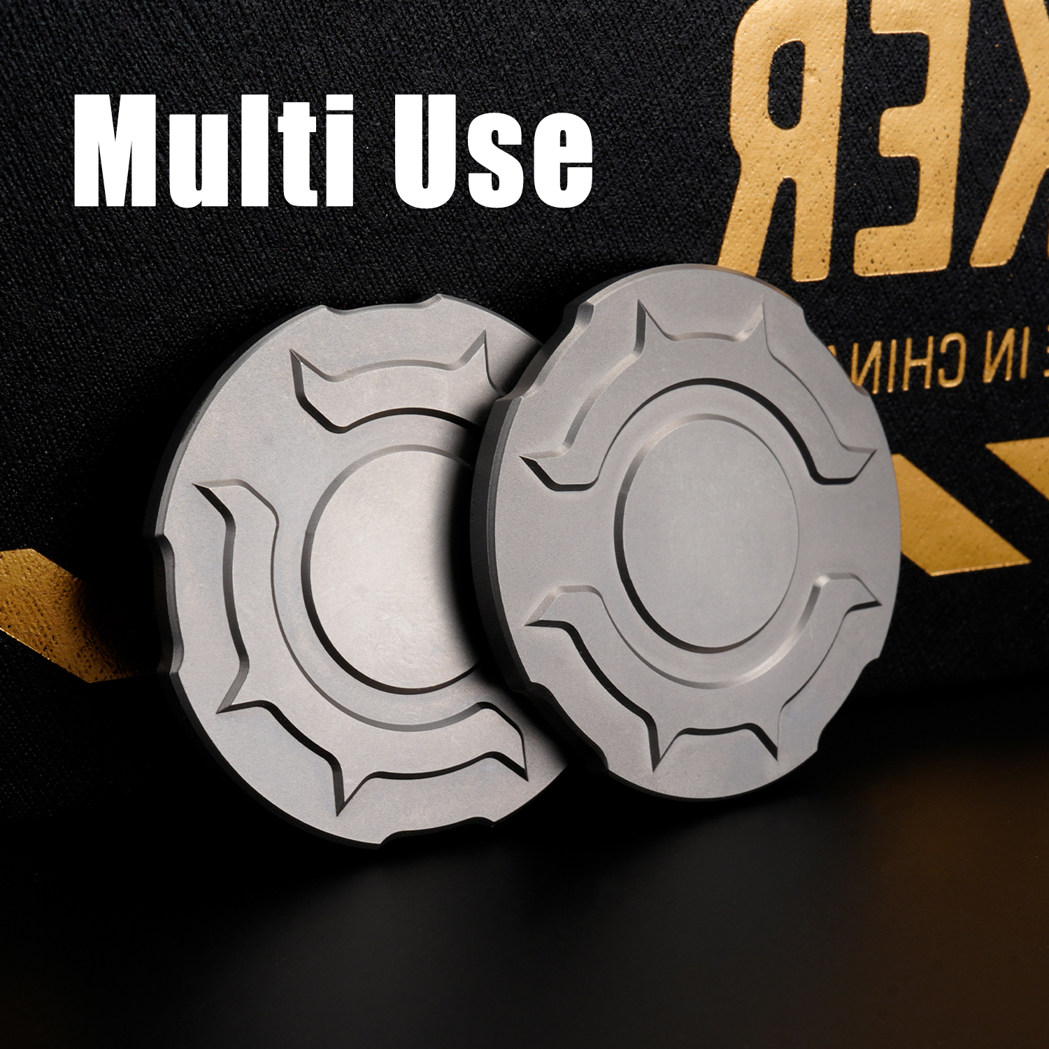 Titanium Alloy Poker Chip Fidg – Edc Carry Coins Bewertung und Preis