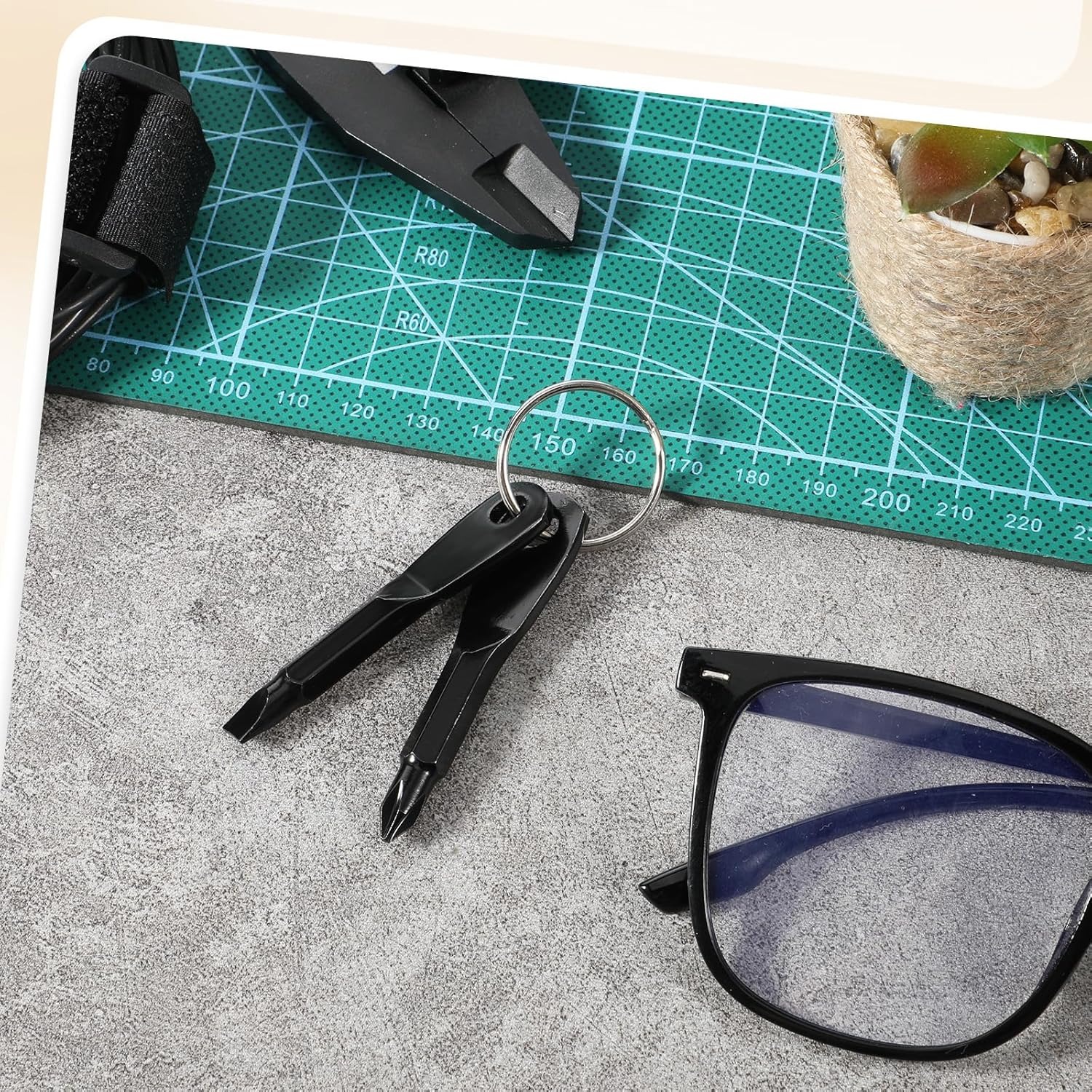 Set of 4 Black Portable EDC Sc – Edc Daily Carry Bewertung und Preis