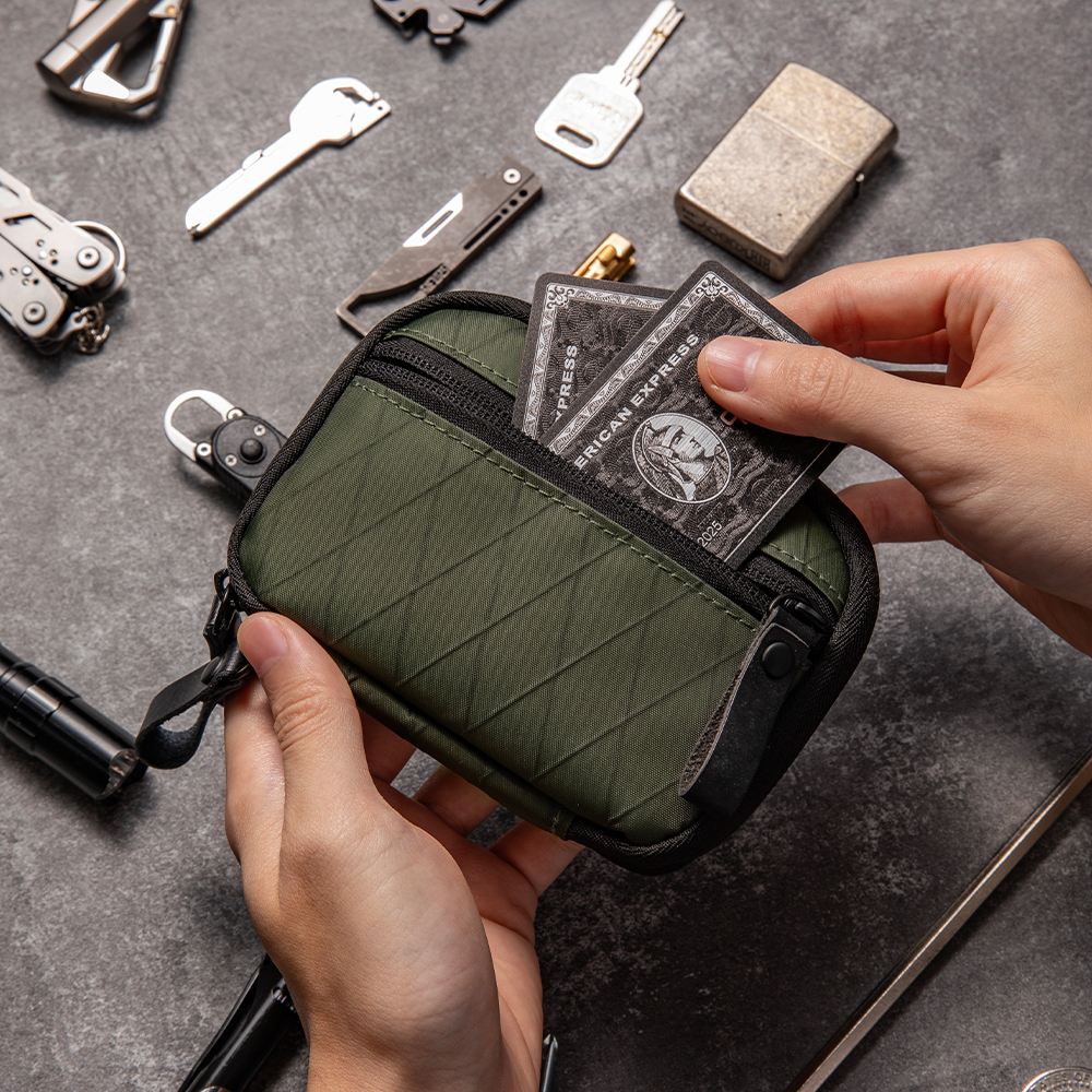 Small EDC Wallet Pouch EDC Poc – Edc Carry Card Bewertung und Preis